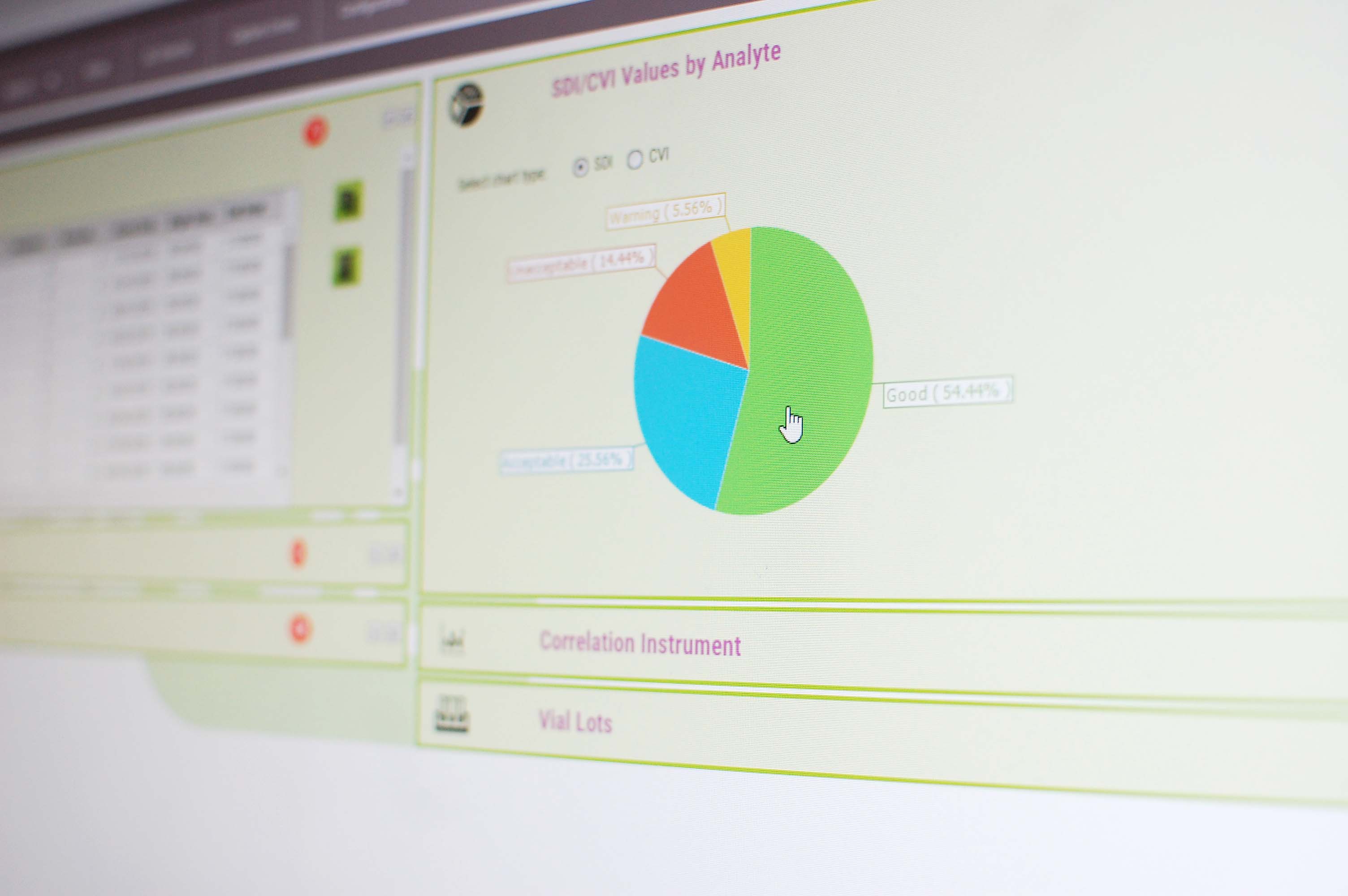 InterQC customizable dashboard